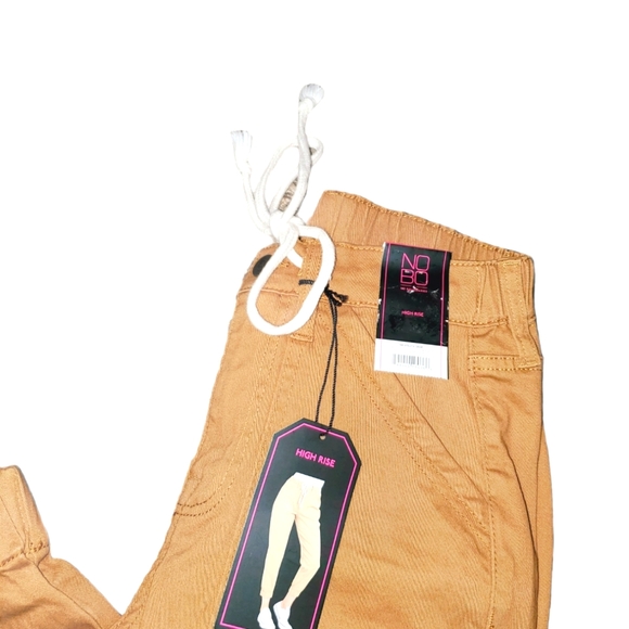 No Boundaries NWT Junior's Cropped Drawstring Jogger Pant Elastic Cuffs 546 - Picture 6 of 8
